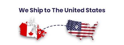 USA shipping information banner for mobile