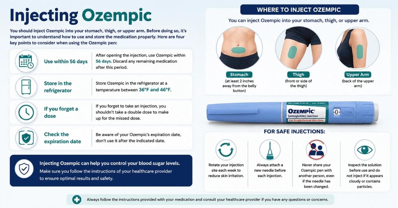 Injecting Ozempic