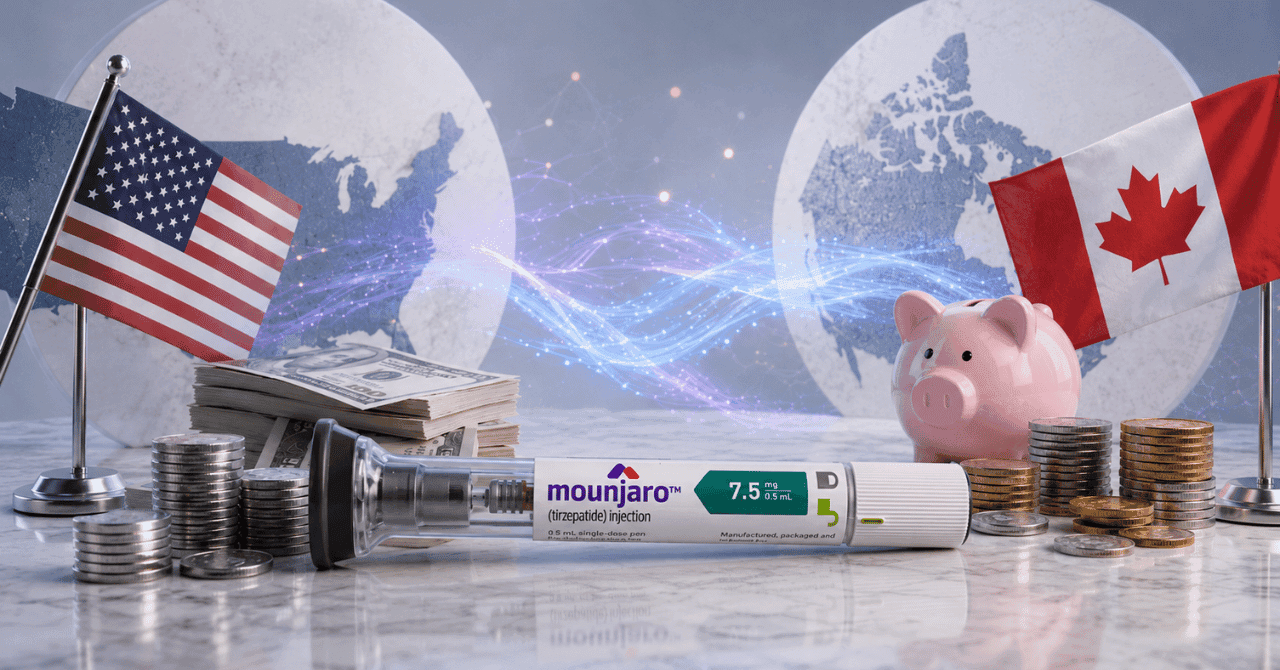 US Direct Pay Mounjaro vs. Canada Price