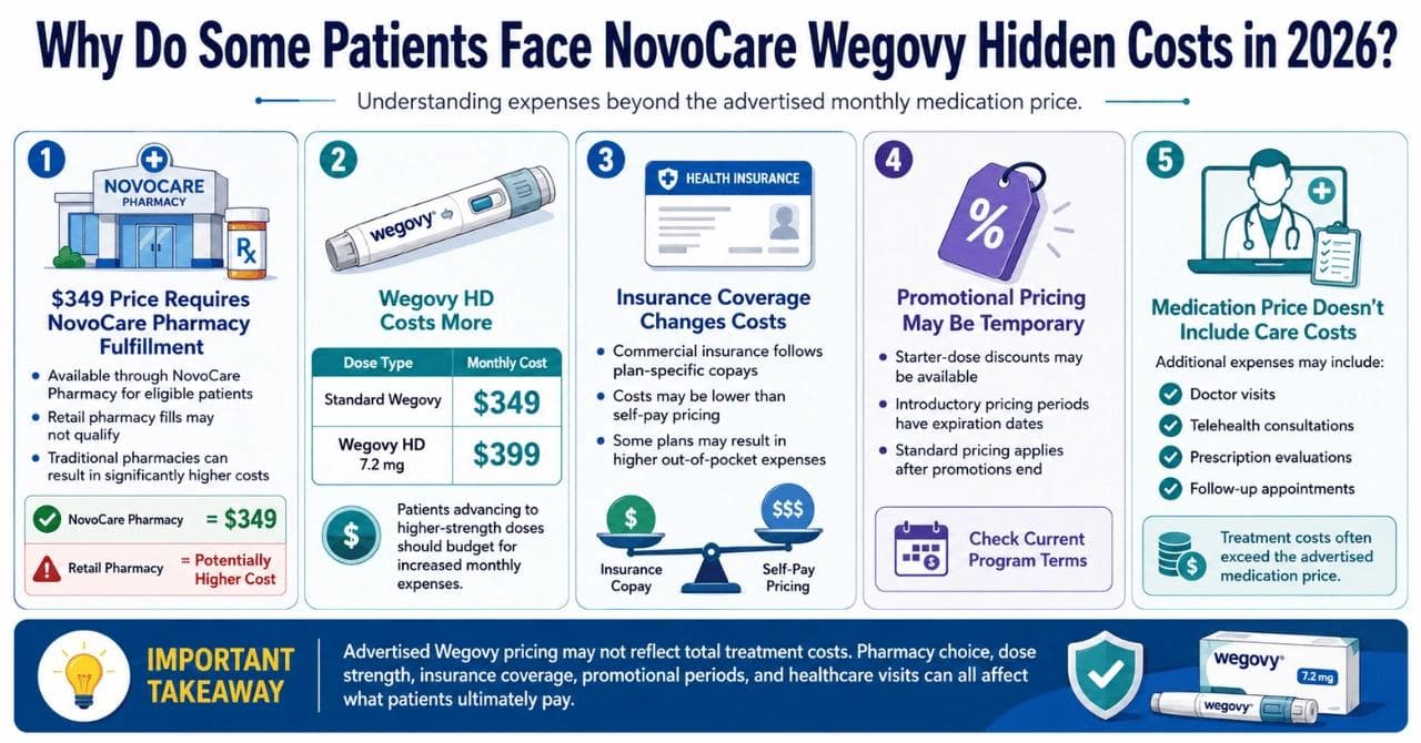 Why Do Some Patients Face NovoCare Wegovy Hidden Costs in 2026