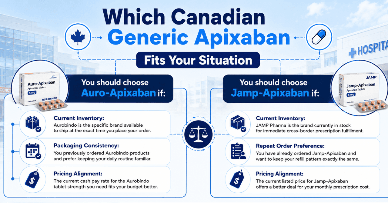Which Canadian Generic Apixaban Fits Your Situation