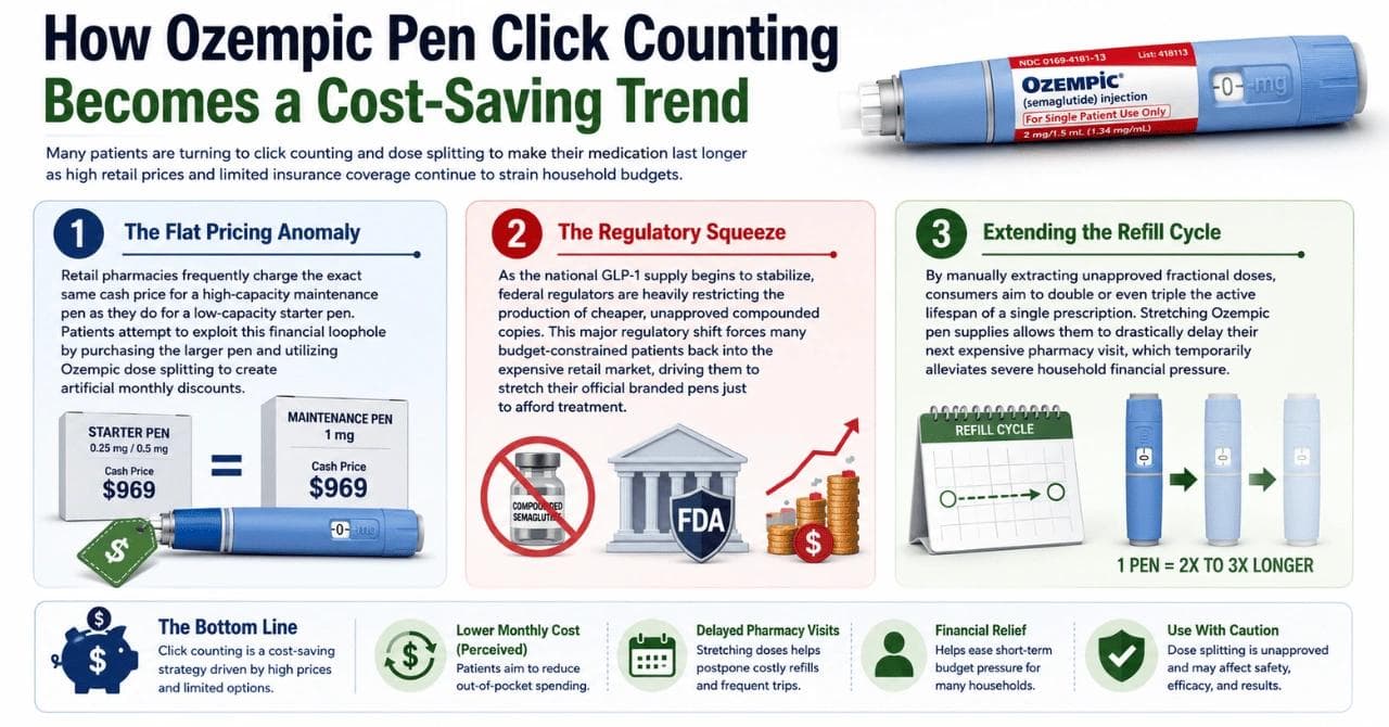 How Ozempic Pen Click Counting Becomes a Cost-Saving Trend