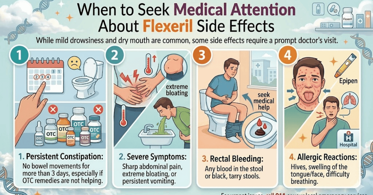 When to Seek Medical Attention About Flexeril Side Effects