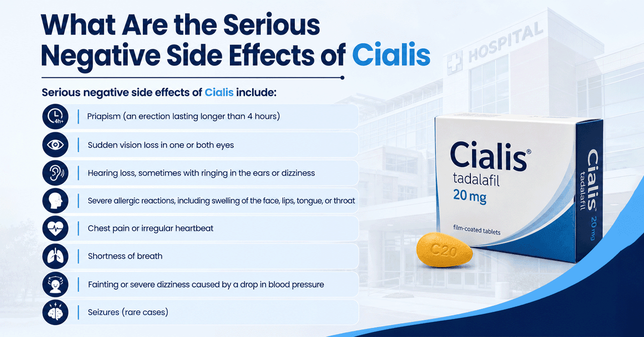 What Are the Serious Negative Side Effects of Cialis