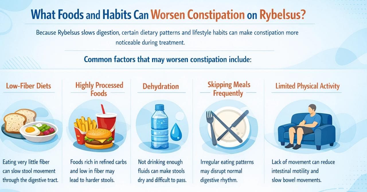 What Foods and Habits Can Worsen Constipation on Rybelsus