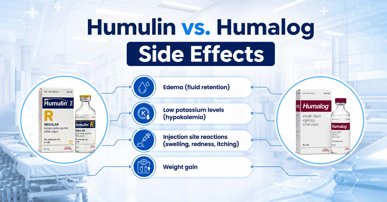 Humulin vs. Humalog Side Effects