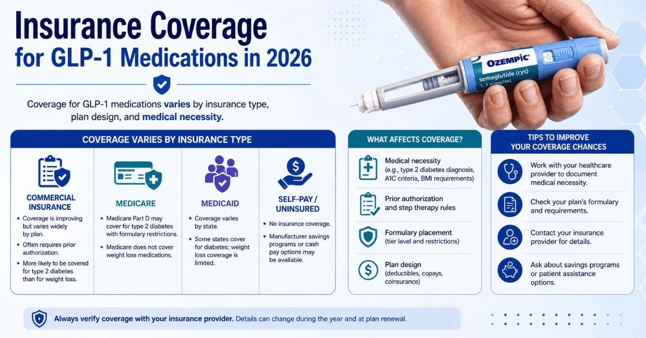 Insurance Coverage for GLP-1 Medications in 2026