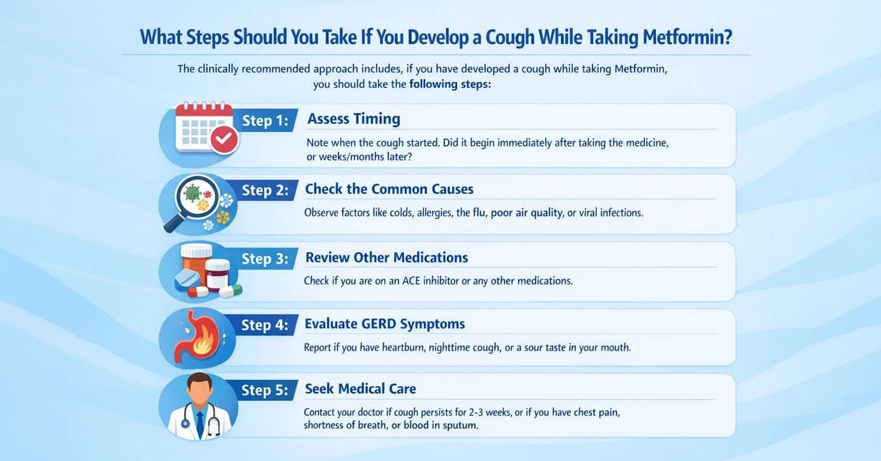 What Steps Should You Take If You Develop a Cough While Taking Metformin