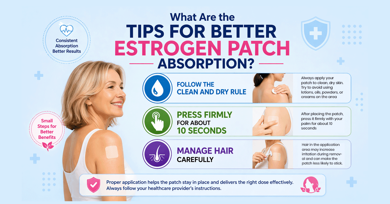 What Are the Tips for Better Estrogen Patch Absorption?