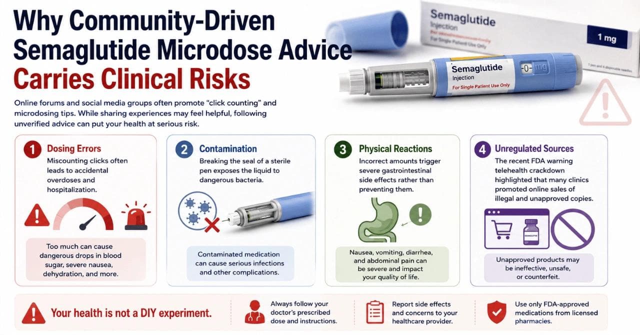 Why Community-Driven Semaglutide Microdose Advice Carries Clinical Risks
