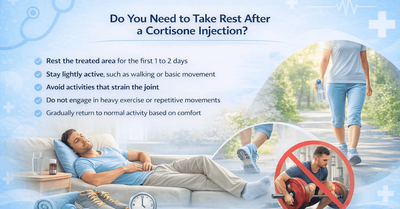 Do You Need to Take Rest After a Cortisone Injection