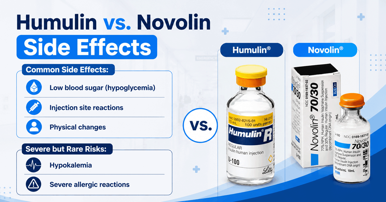 Humulin vs. Novolin Side Effects