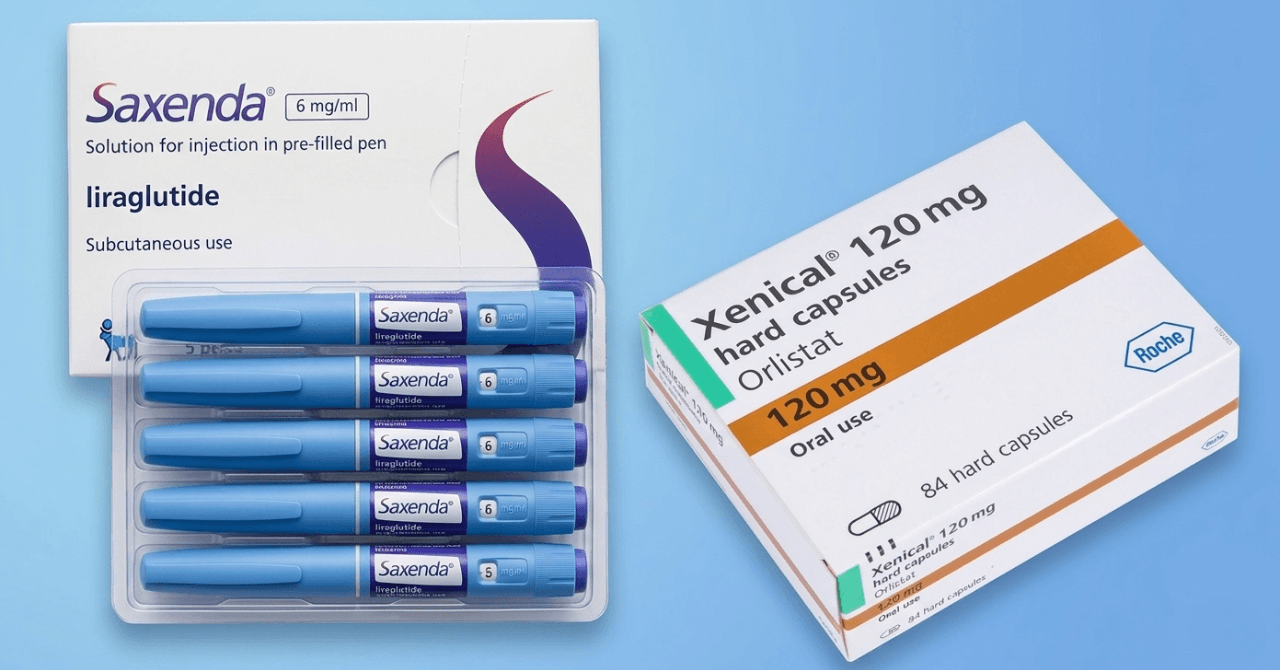 How Saxenda and Xenical Work Differently