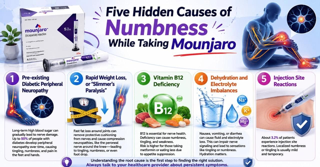 Five Hidden Causes of Numbness While Taking Mounjaro