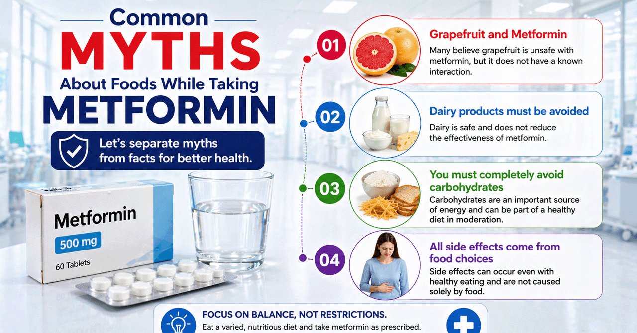 Common Myths About Foods While Taking Metformin