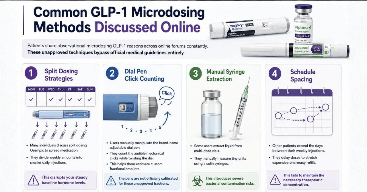 Common GLP-1 Microdosing Methods Discussed Online