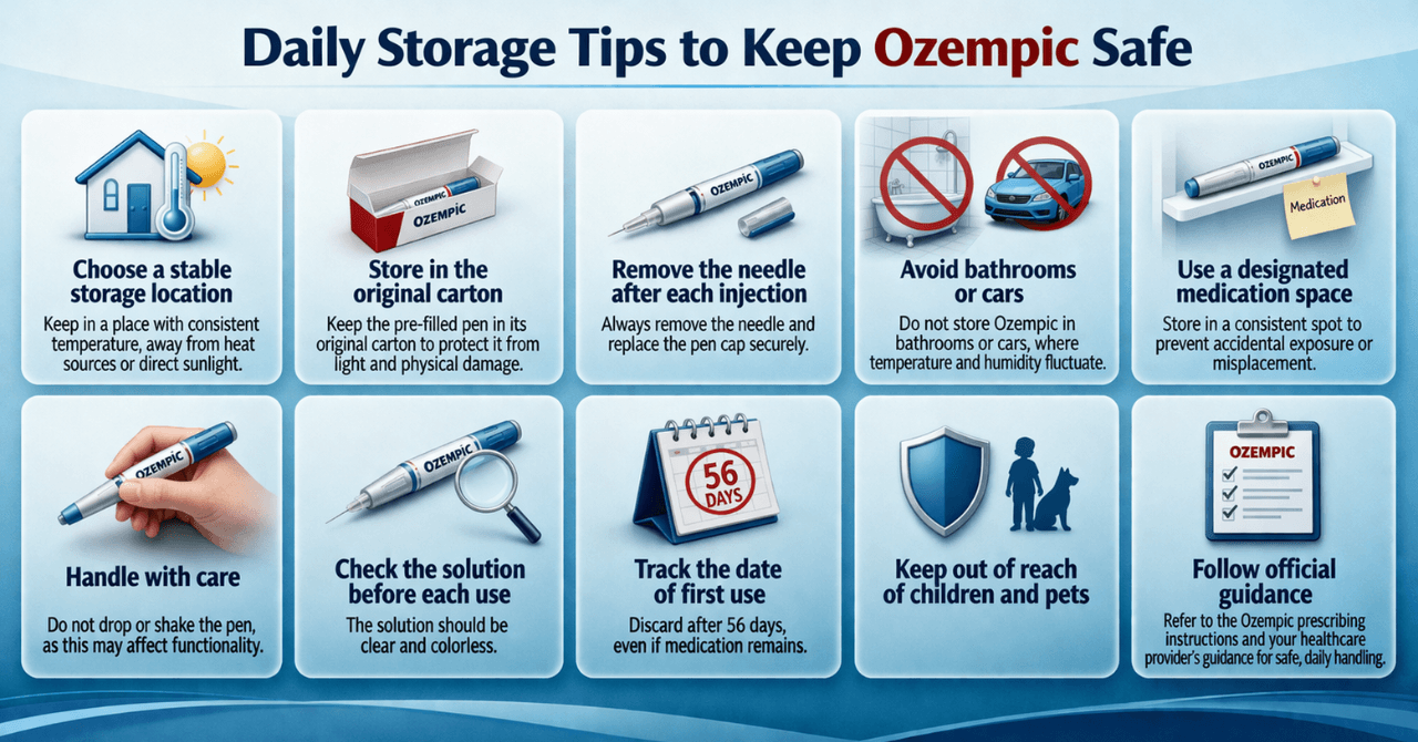 Daily Storage Tips to Keep Ozempic Safe