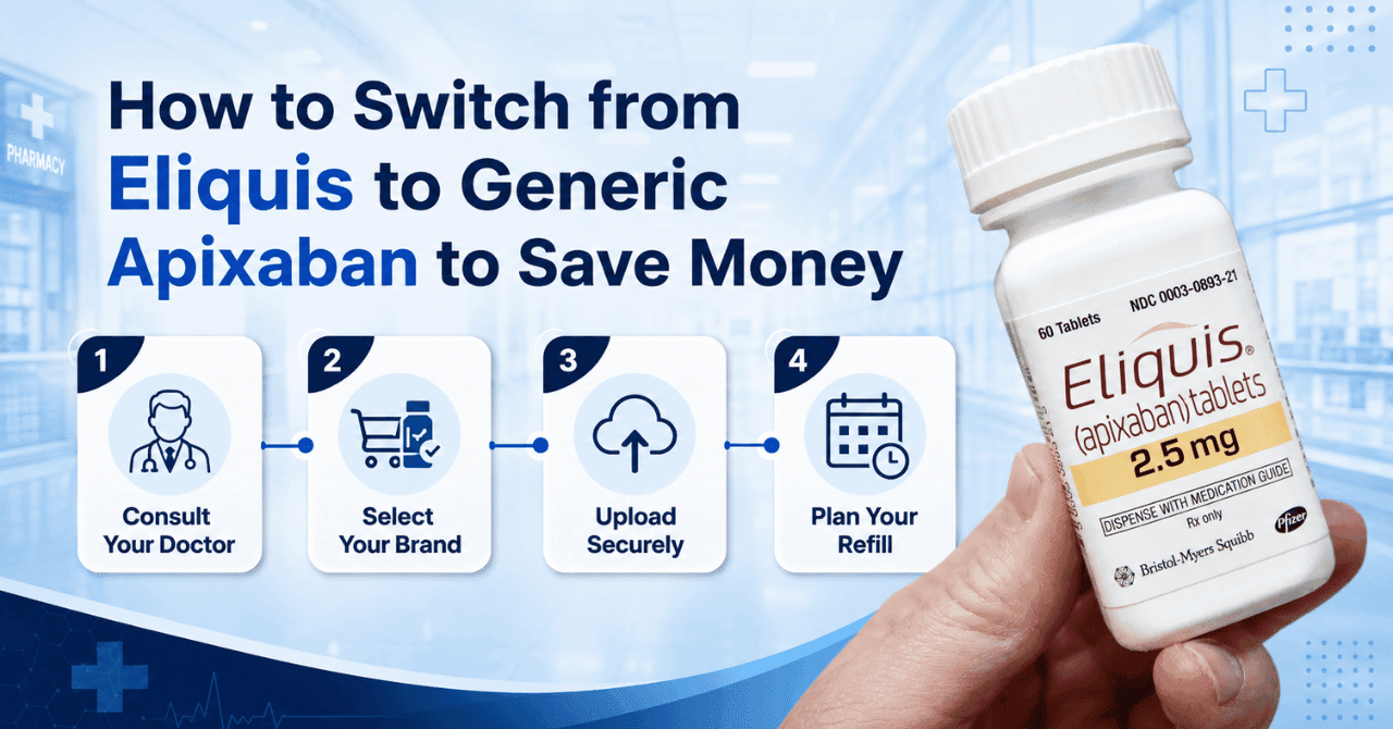 How to Switch from Eliquis to Generic Apixaban to Save Money