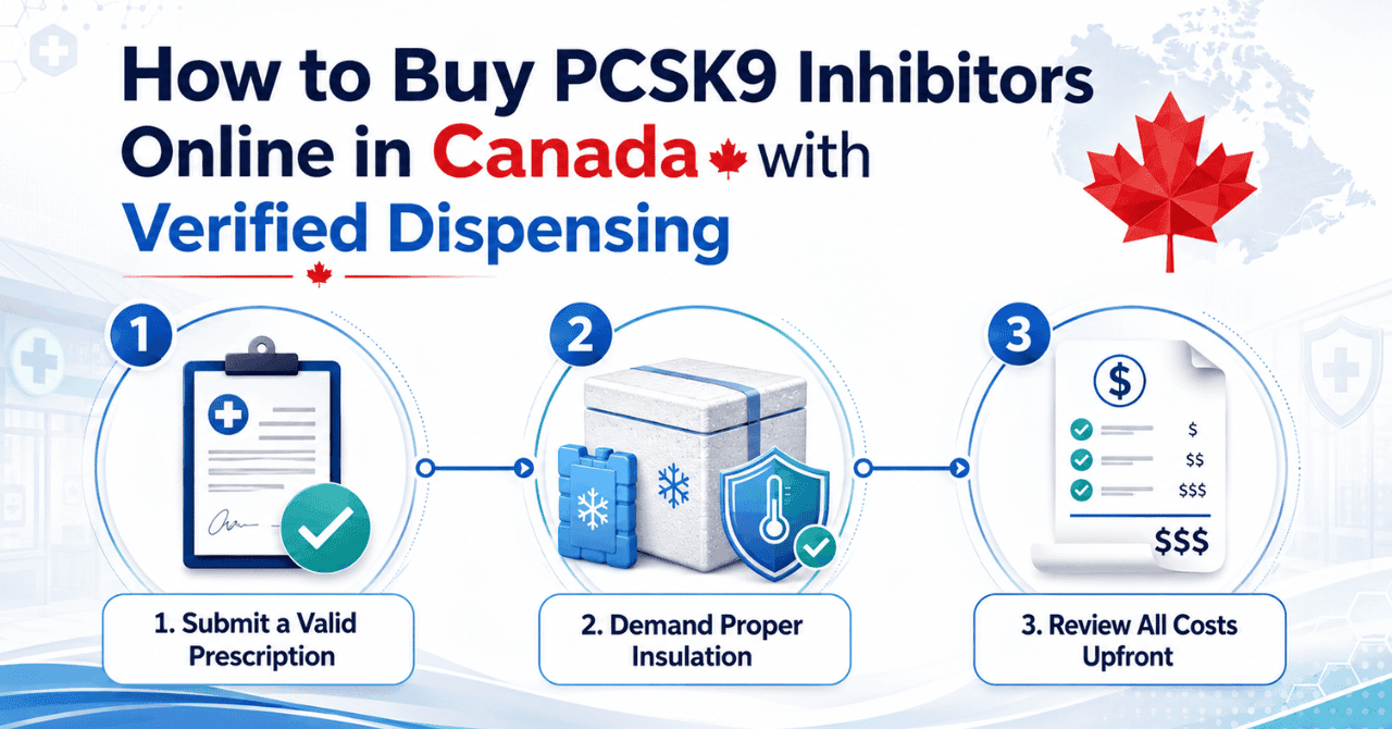 How to Buy PCSK9 Inhibitors Online in Canada with Verified Dispensing