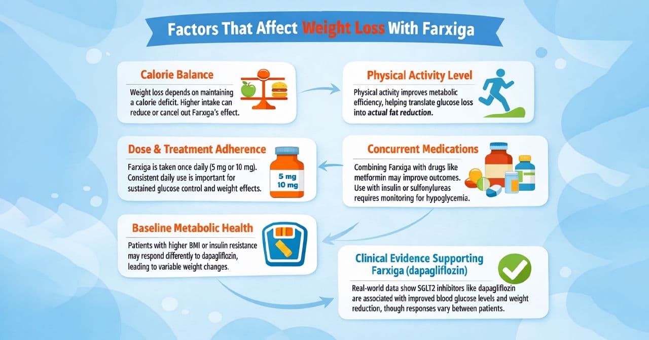 Factors That Affect Weight Loss With Farxiga