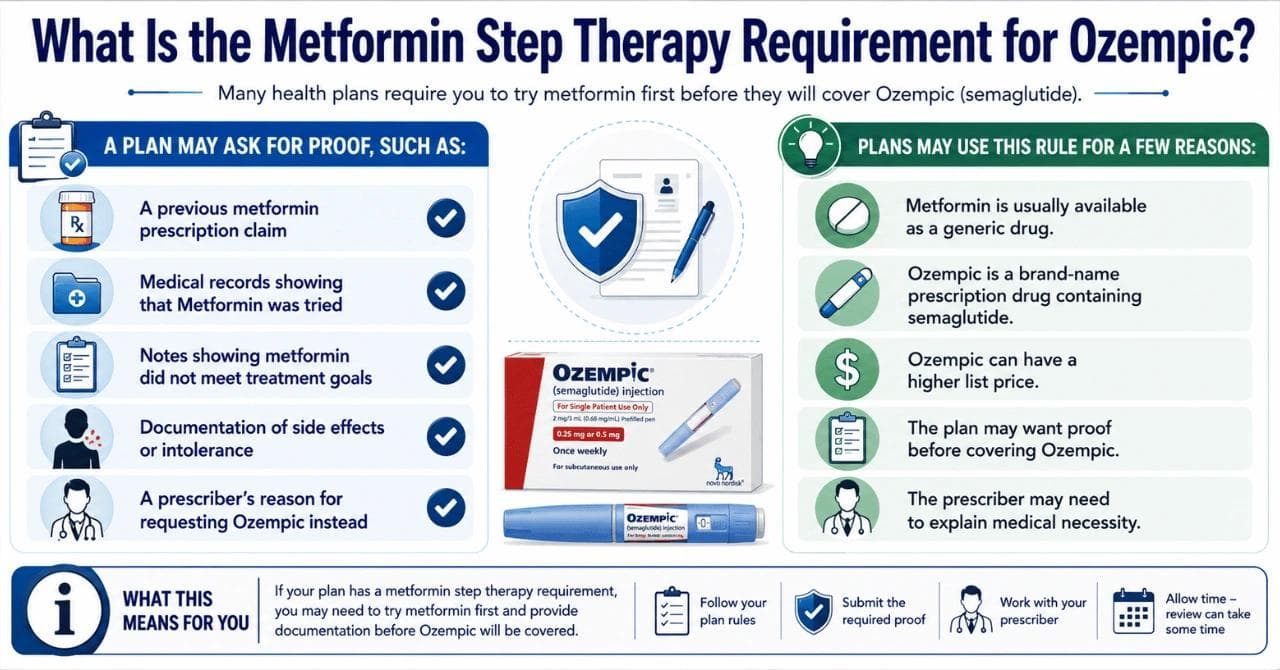 Why Insurance Says Try Metformin First Before Ozempic