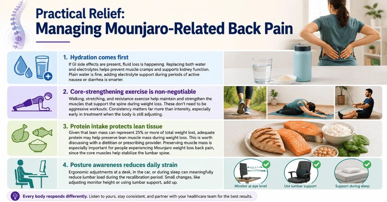 Practical Relief: Managing Mounjaro-Related Back Pain