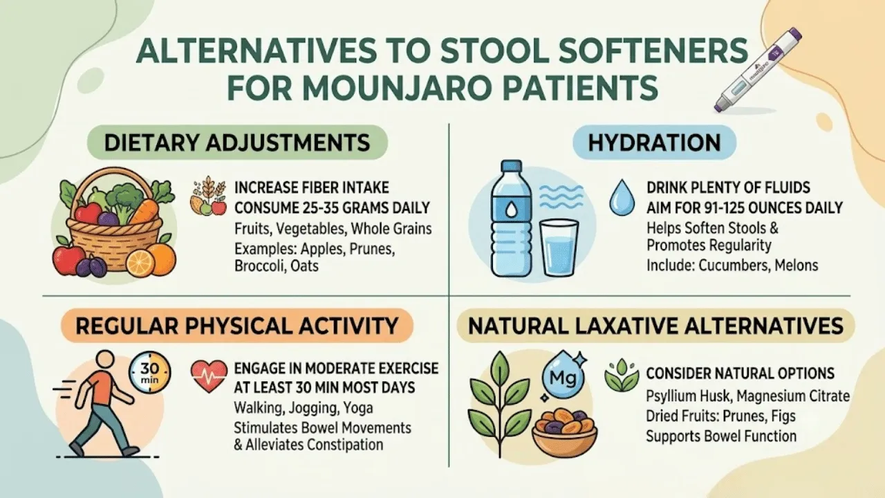 Alternatives To Stool Softeners For Mounjaro Patients