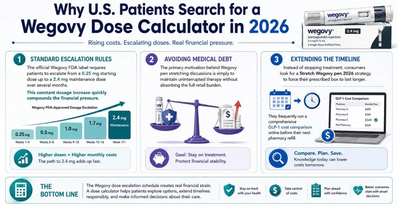 Why U.S. Patients Search for a Wegovy Dose Calculator in 2026