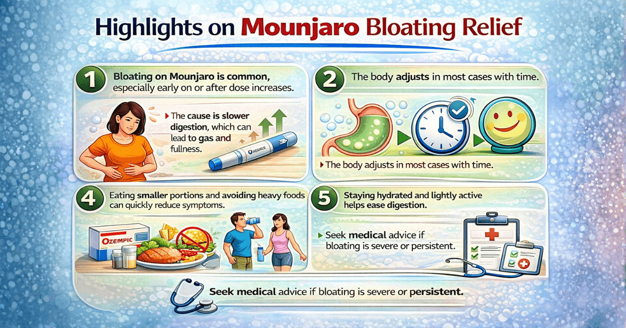 Highlights on Mounjaro Bloating Relief