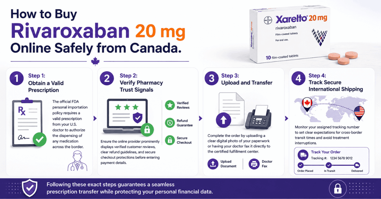 How to Buy Rivaroxaban 20 mg Online Safely from Canada