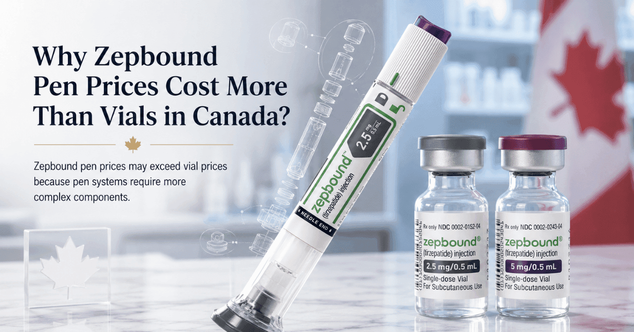 Why Zepbound Pen Prices Cost More Than Vials in Canada