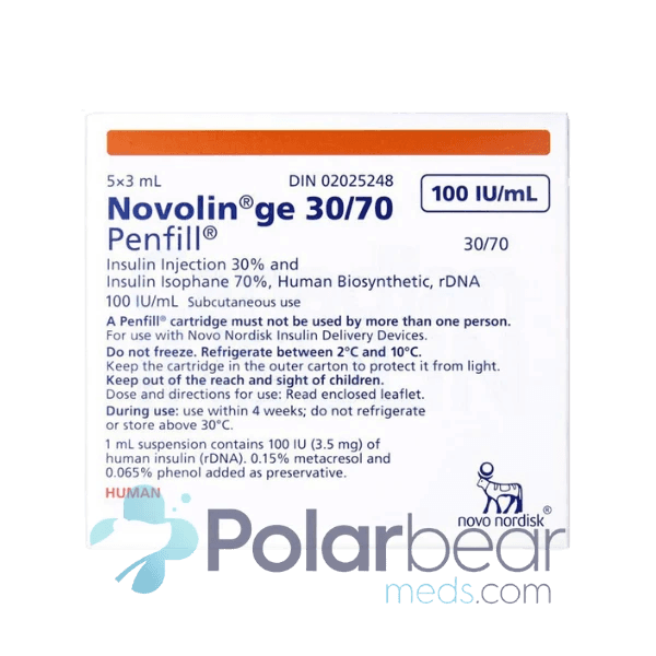 Novolin GE NPH Penfill Cartridge - Image 1