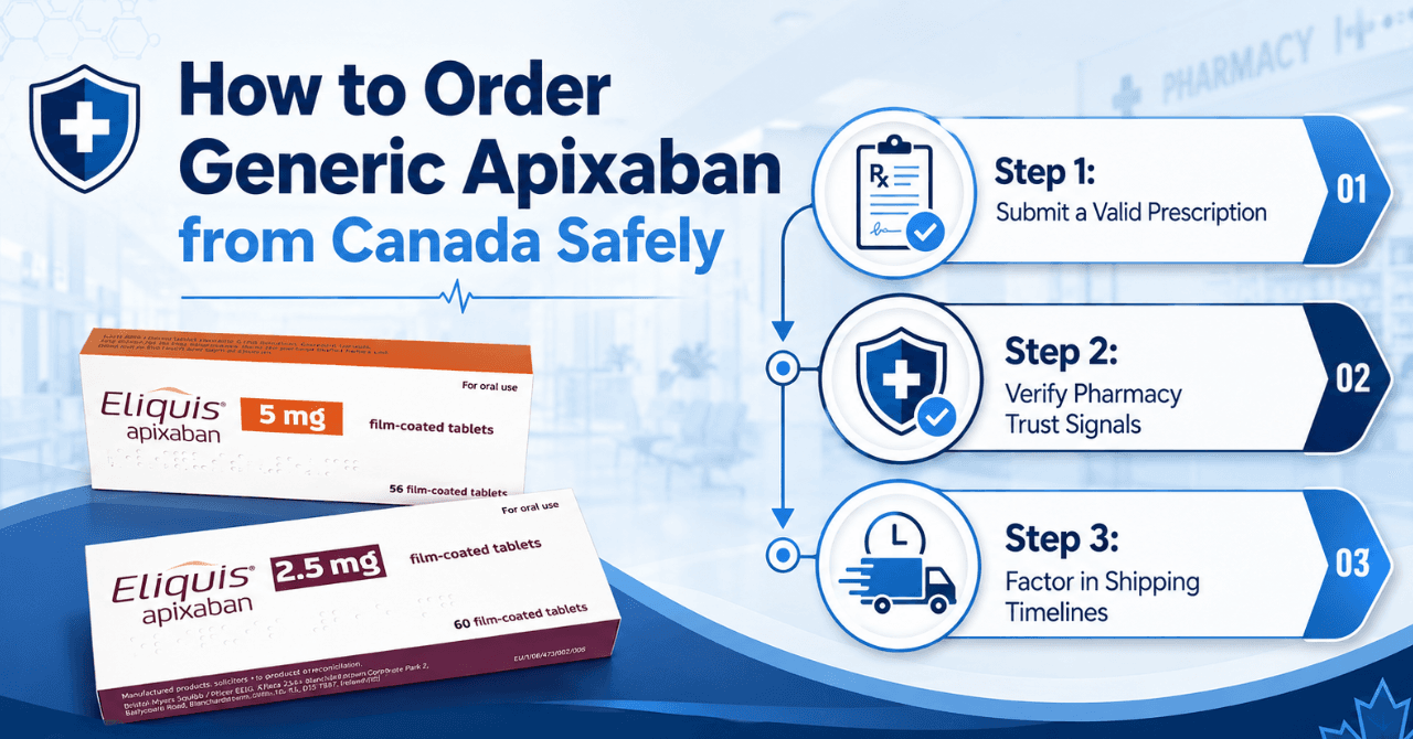 How to Order Generic Apixaban from Canada Safely