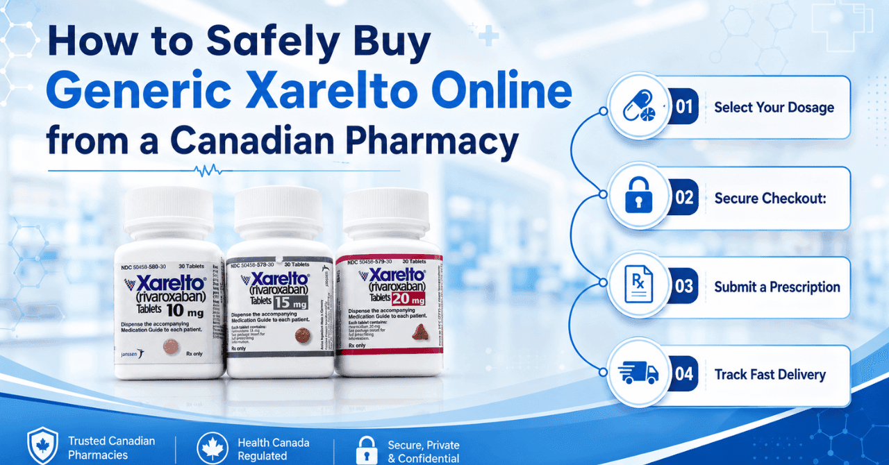 How to Safely Buy Generic Xarelto Online from a Canadian Pharmacy