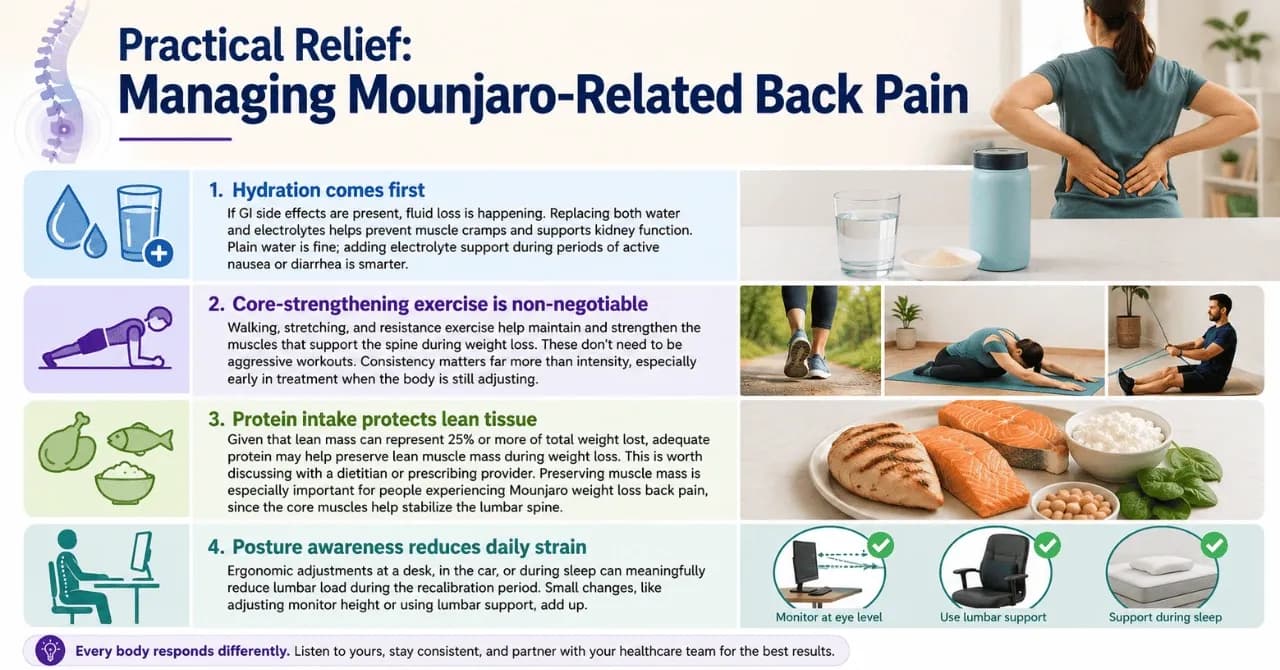 Practical Relief: Managing Mounjaro-Related Back Pain