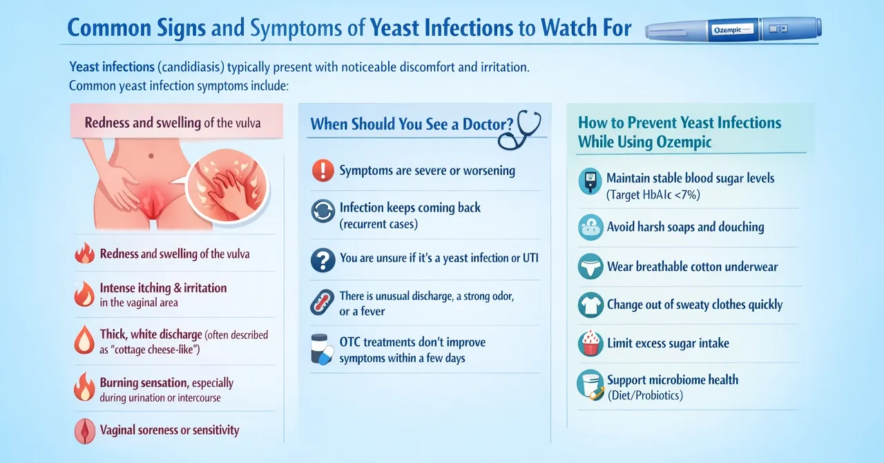 How to Prevent Yeast Infections While Using Ozempic
