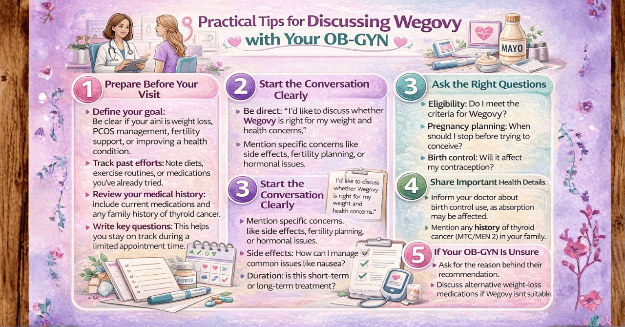 Practical Tips for Discussing Wegovy with Your OB-GYN